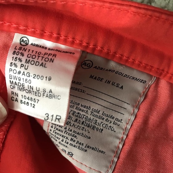 Premium AG Jean cigarette pant *Like New - Picture 4 of 4